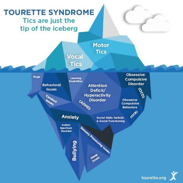 Tourette Syndrome: Tics are just the tip of the iceberg.